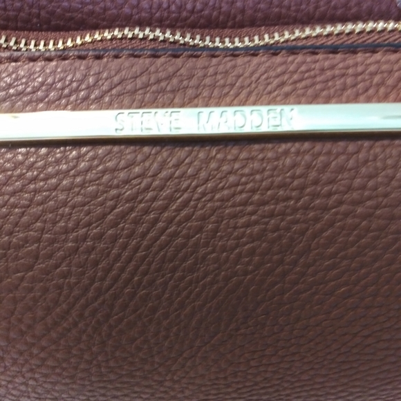 NWT STEVE MADDEN TOTE SHOULDER BAG & POUCH CLUTCH - Picture 8 of 8